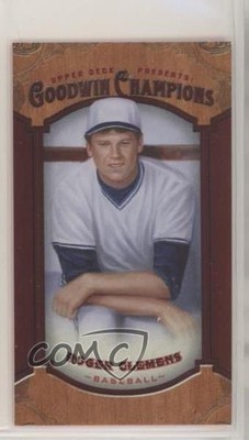 2014 Upper Deck Goodwin Champions Mini Red Magician Back /14 Roger Clemens #112