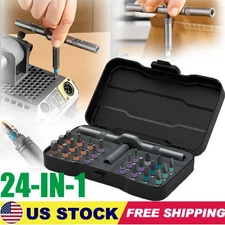 Home Repairs 24 In 1 Multi Bit Magnetic Screwdriver Set Multifunctional Toolbox 