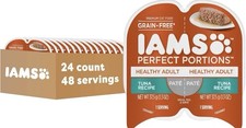 IAMS Perfect Portions Pate - Tuna 2.6 Oz 24 Twin Packs