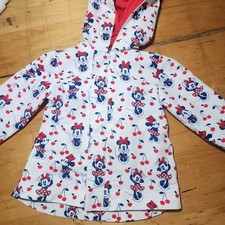 Disney Minnie Mouse Girls Swing Jacket Size 2/3 hood with ears