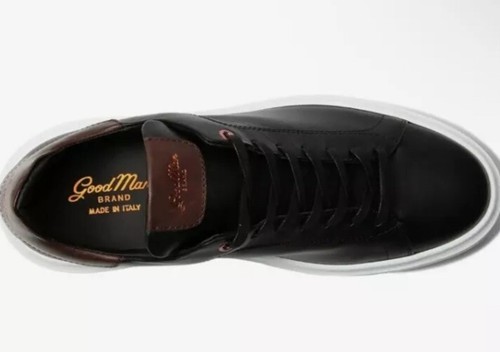 Sneakers Good Man Brand Legend London nere Vachetta scure Italia pelle uomo 8 - Foto 3 di 9