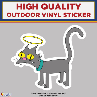 #ad Cat from The Simpsons High Quality Vinyl Stickers $145.50