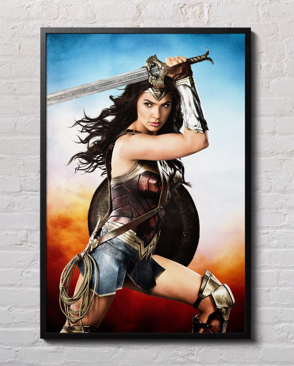 Wonder Woman 2017 Movie Poster 24x36 Borderless Glossy 17186