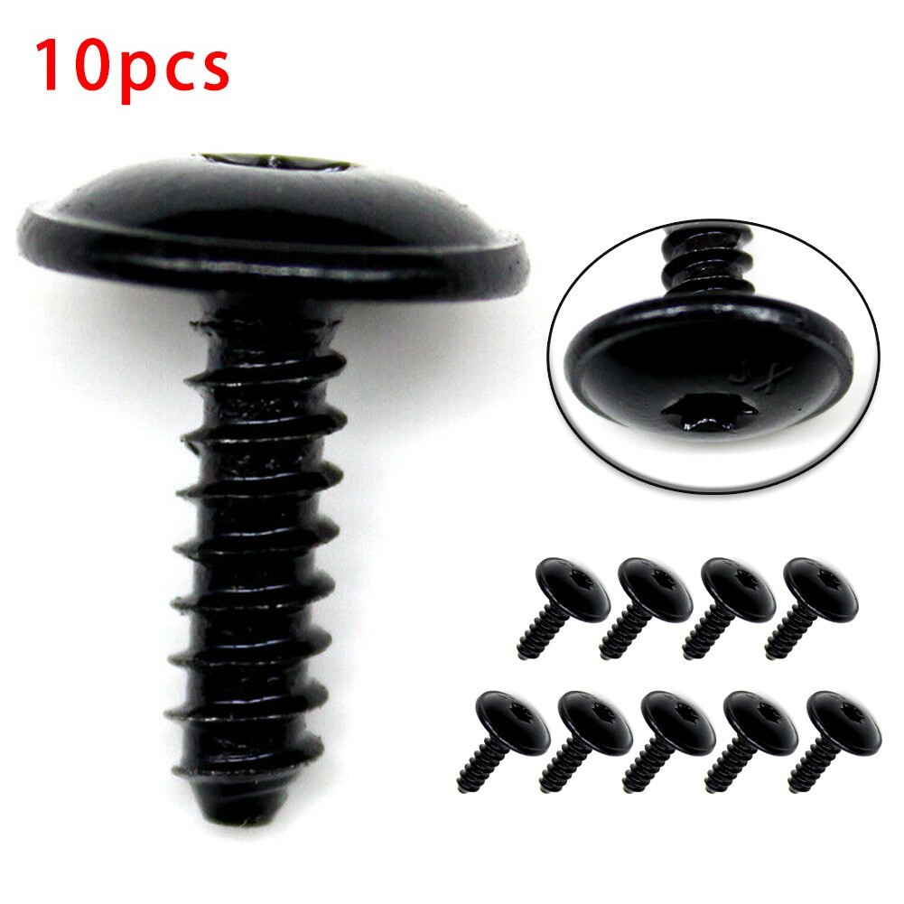 Long lasting Black Fender Liner Splash Guard Screws for Multiple