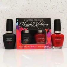 CUCCIO Veneer Match Makers - A KISS IN PARIS 6026 Gel & Nail Lacquer Duo Kit