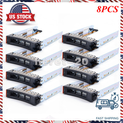 8PCS 2.5'' Drive Caddy Tray For IBM x3650 x3500 x3400 M2 M3 M4 HS12 HS22 44T2216