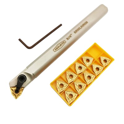 3/4'' Lathe Internal Boring Bar Turning Tool Holder S20R-MWLNR08 with Indexabl...