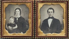 Beautiful Double 6th Plate Dag of a Family, Full Case, #23