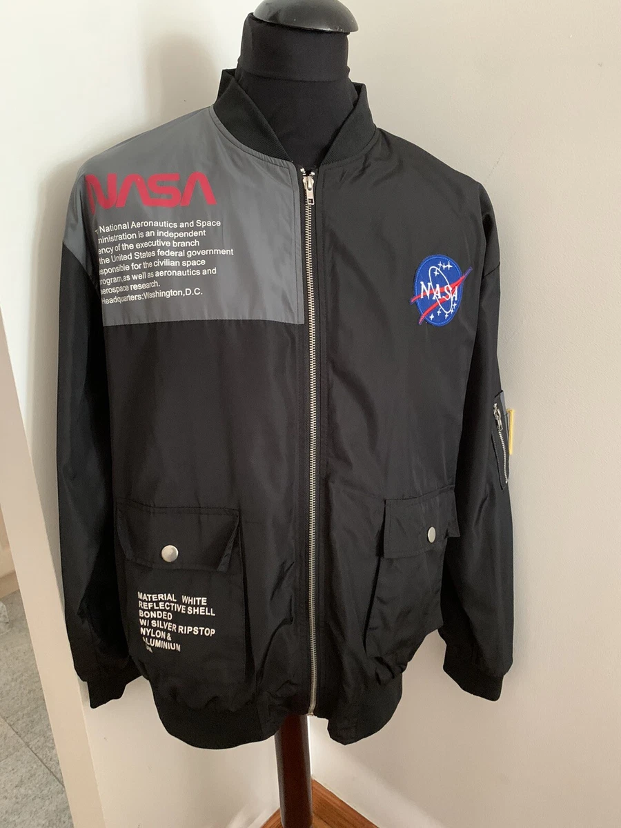 Logic bomber jacket black Clearance