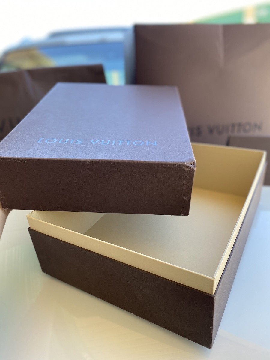 Authentic Louis Vuitton LV Empty Gift Storage Box Set 17x13.5x10