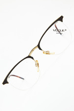 vintage occhiali VOGUE BRAYAN 54 nero oro butterfly montatura 1980s👓Unisex