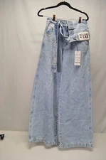 NWT  Do Over + Lab Wide Leg Jeans With Fold Over Flap  Size Small