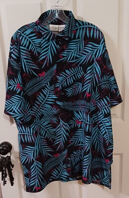 Funny Guy Creations Unicorn Hawaiian Shirt Black XXL (#1897)