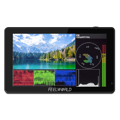 FEELWORLD LUT5 5.5 inch 4K HDMI DSLR Camera Monitor 3000nit Touch LCD