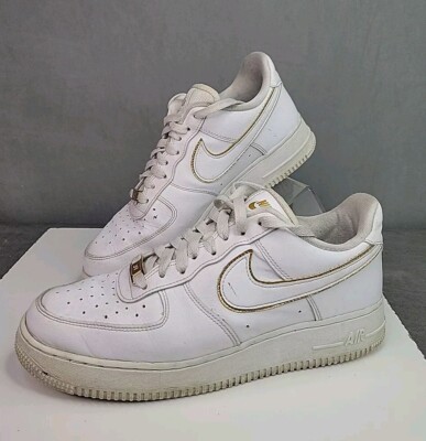 air force 1 low icon clash white metallic gold