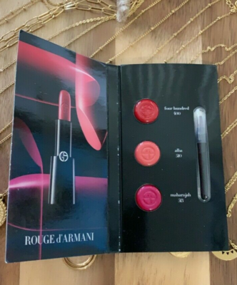 Giorgio Armani rouge d armani Lipstick 400/510/513 Sample