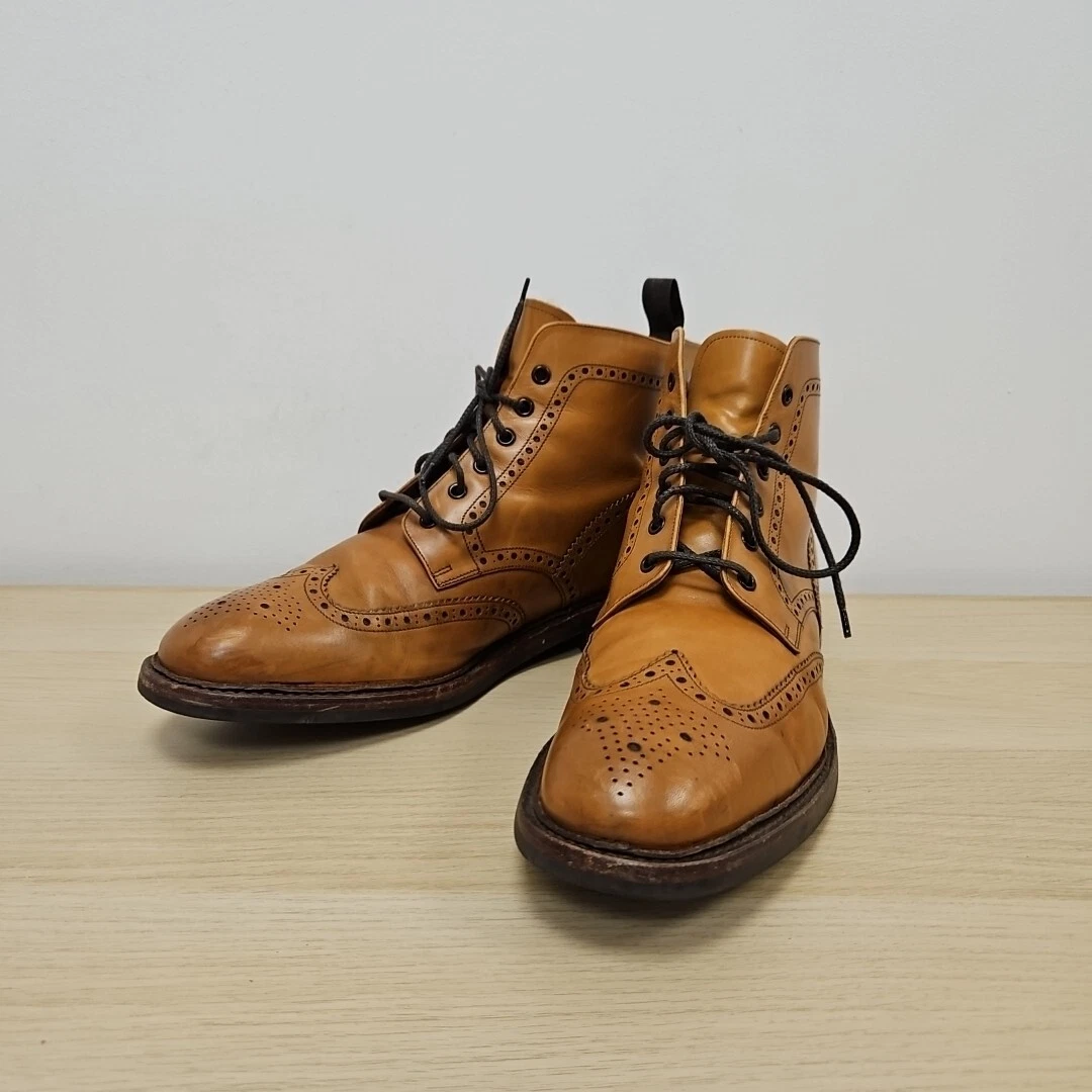 Loake bedale sales tan brogue boots