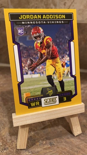 2023 Score - Rookies Gold #346 Jordan Addison (RC)