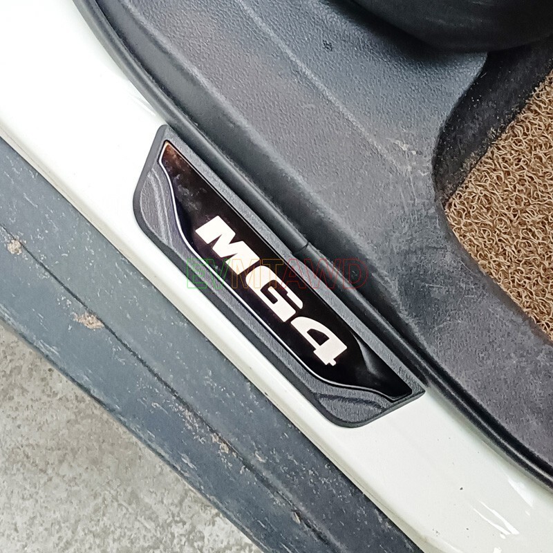 Kick Plate For Car ZAPORA Carbon Fiber Car Door Sill Protector For Mg Mg4 Ev 2022 Anti C 472118