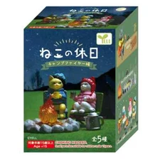 Blind box Japanese Cat's Holiday , Campfire edition, Mini Figure