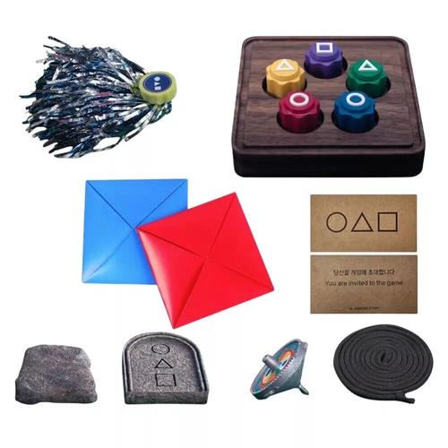 Squid Game Season 2 Gonggi Gong-gi 공기 Toy Korean Jack Stones Game NEW VIRAL GAME - Picture 9 of 40