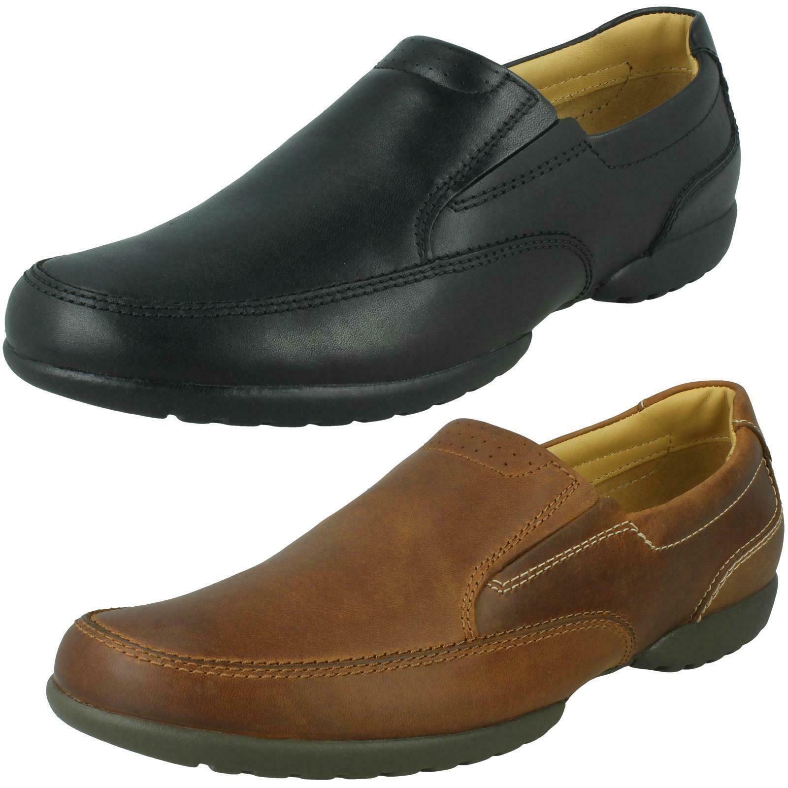 SALE MENS CLARKS SLIP ON CASUAL SHOES WIDE FIT RECLINE FREE | eBay