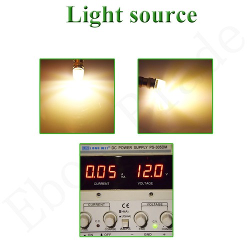 2Pcs Warm White BAX9S H6W BAX9S H6W 433C 434 150° COB LED Car Bulb Side Lights - Picture 7 of 7