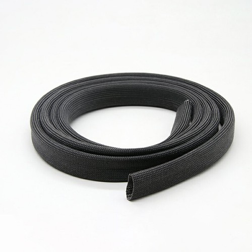 White/Black Expandable Braided Cable Sleeving 1-50mm Wire Harness Auto Sheathing - Picture 10 of 10
