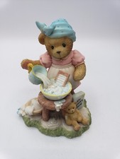 Vintage Enesco 2000 Cherished Teddies, Saturdays child works hard for a living