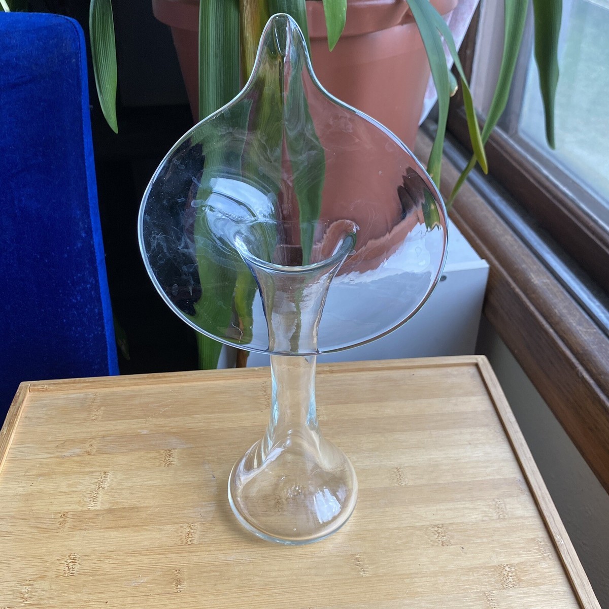 Pilgrim Crystal Clear Glass Vintage Jack in the Pulpit Vase | eBay