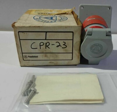Appleton CPR-23 Receptacle 20Amp  2Hp  250vac