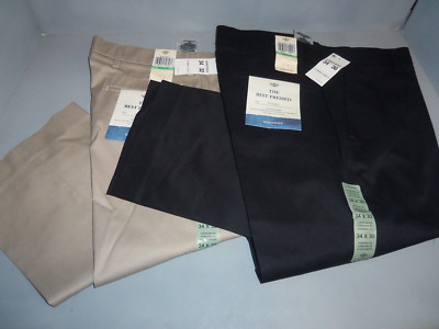 Docker's Men's The Best Pressed Iron Free Khaki Straight Fit Pants Sizes Colors