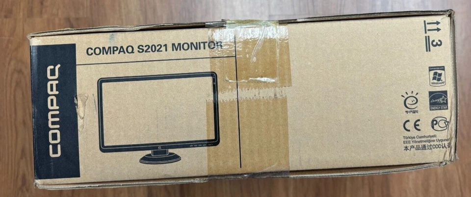 New HP  Compaq S2021 20" Widescreen LCD Flat Panel Computer Monitor WJ6474A8#ABA - Image 2 of 4