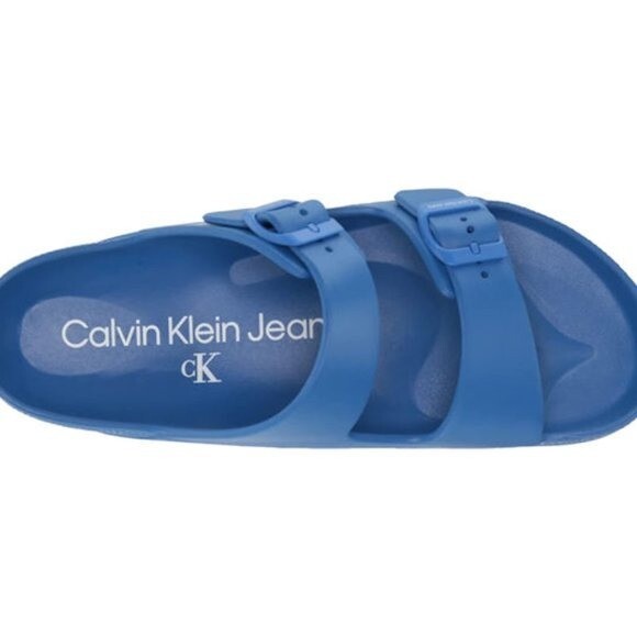 Mens Calvin Klein Zion Sandal Palace Blue Pool Slides  display picture 2