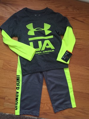 Best Savings for Under Armour Kids Boys 2T3T Shirt Pants Outfit NWT Free Shipping Best Savings for Under Armour Kids Boys 2T3T Shirt Pants Outfit NWT Free Shipping