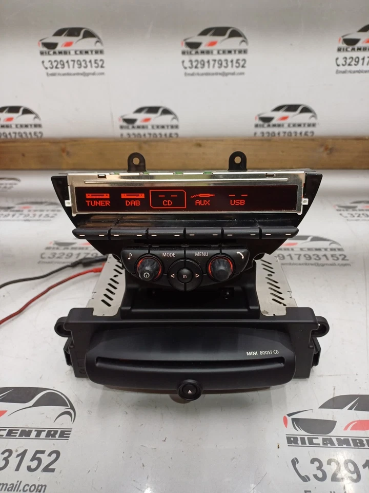 👉AUTORADIO PROFESSIONAL CD BLUETOOTH MINI R55 R56 R56 R57 65123451874 VD3 - Immagine 3 di 4