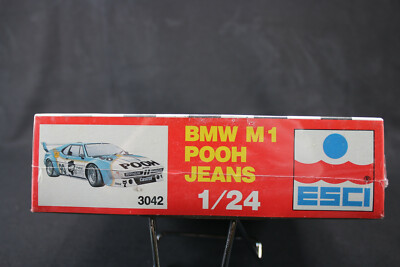 Maquette ESCI 3042 BMW M1 Pooh Jeans 1/24 - Version Rare Sous Blister - Comme Neuf