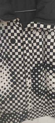 VINTAGE MISTRAL BLACK AND WHITE POLKA DOT AND CHECKER PATTERN VEST GOOD CLEAN - Picture 6 of 24