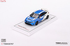 True Scale Honda Civic Type R #3 2023 Pace Car Blue 1/43 Scale