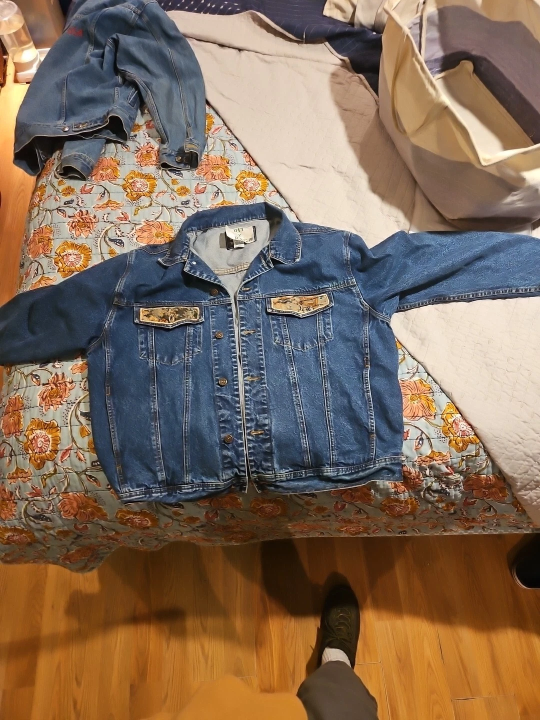 Denim Jacket Rit-Z-Rag Company Attrak XL Made In USA Custom Made