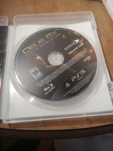 Deus Ex: Human Revolution Sony PlayStation 3, PS3, 2011 With Manual - Picture 3 of 5