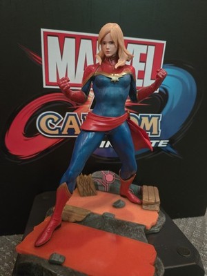 2017 Marvel Vs Capcom Infinite Collector s Edition Captain Marvel Figure Statue