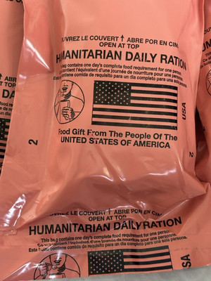 ***MRE Meals Ready to Eat Humanitarian Daily Ration 1 day complete Meal 1 person
