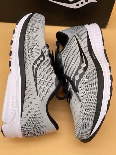 Size 9.5 Saucony Women Ride 13 Running Shoes Alloy / Black Sneakers - Bild 2 von 6