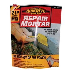 Quikrete 124115 Grey Zip and Mix Repair Concrete Mortar 3 lbs.