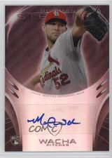 2013 Bowman Sterling Rookie Ruby Refractor 81/99 Michael Wacha #BSAR-MW Auto 3j7