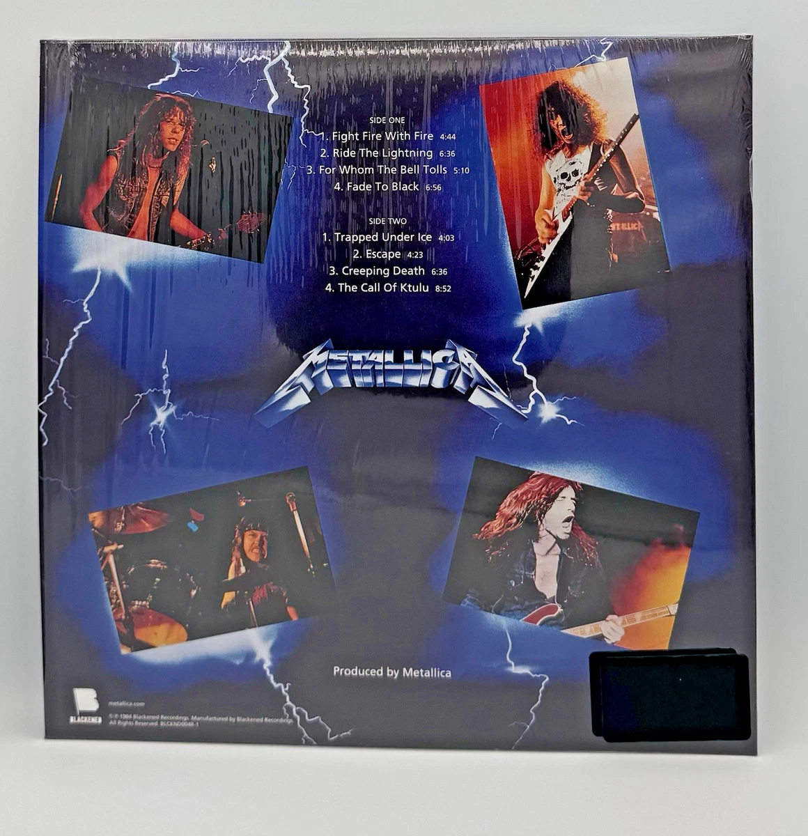 Metallica - Ride The Lightning (Vegas Sphere Pop Up Splatter Blue/Black Vinyl)