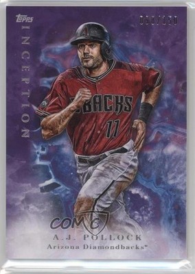 2017 Topps Inception Purple 98/150 AJ Pollock #28 0b3