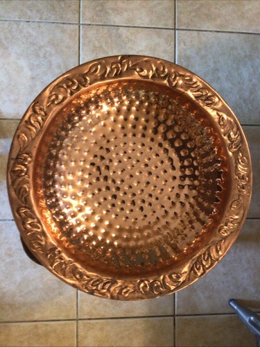 Good Directions Hand Hammered Copper Bird Bath with Garden Pole BBG13 - 1