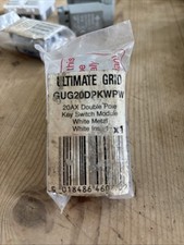 Schneider GUG20DPKWPW Grid Sw 1Way DPKey Switch